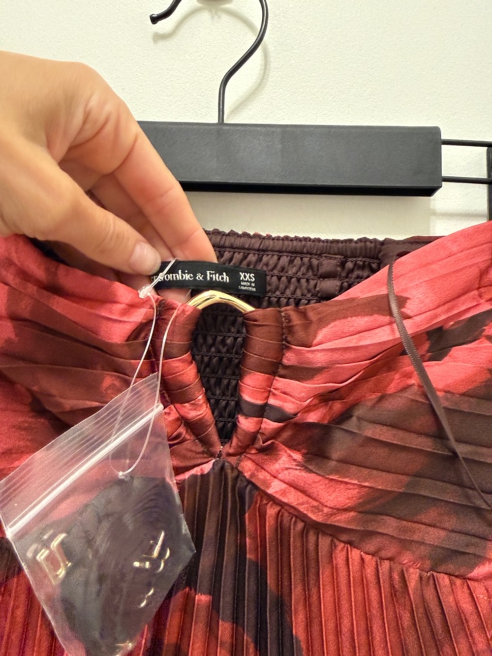 The A&F Giselle Strapless Scarf Babydoll Maxi Dress - Picture 3 of 5
